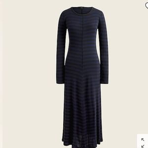 JCrew Striped Midi Dress